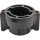 40290001 Fúvókasapka 8 mm fekete, Arag
