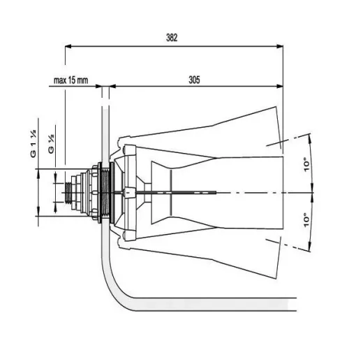 Arag 502063 Hidraulikus keverő, 3 mm