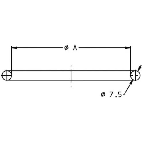 G00000028 Tömítő fedél 505 mm-es gyűrűhöz, Geoline