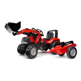 Falk - Case IH markoló pótkocsival