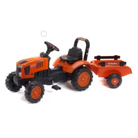 Falk - Kubota traktor pótkocsival