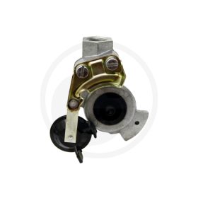   Csatlakozófej M22 x 1,5, fekete, szeleppel, alumíniumból készült kivitel