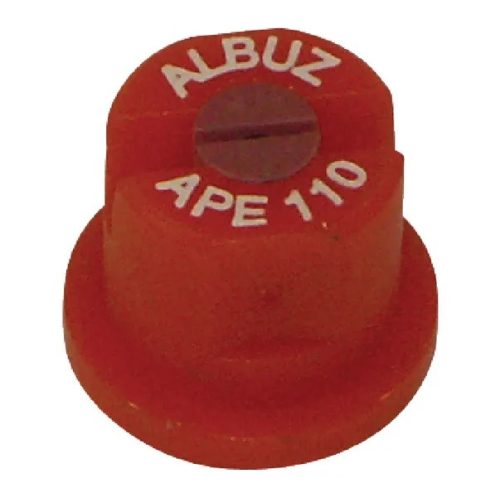 APE110ORANGE Lapos sugarú fúvóka APE 110° narancssárga kerámia, Albuz
