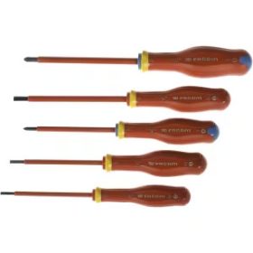 Csavarhúzó készlet, VDE, 5 részes