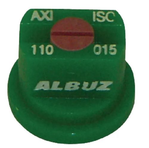 AXI110015 Lapossugarú fúvóka AXI 110° zöld kerámia, Albuz