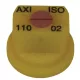 AXI11002 Lapossugarú fúvóka AXI 110° sárga kerámia, Albuz