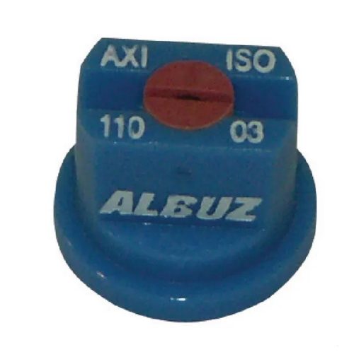 AXI11003 Lapossugarú fúvóka AXI 110° kék kerámia, Albuz