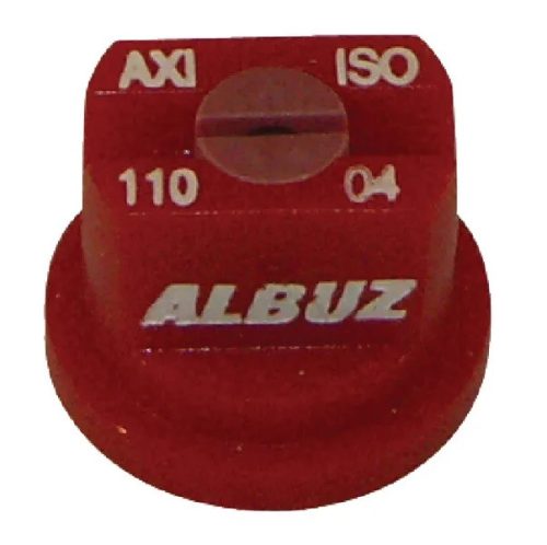 AXI11004 Lapossugarú fúvóka AXI 110° piros kerámia, Albuz