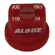 AXI11004 Lapossugarú fúvóka AXI 110° piros kerámia, Albuz
