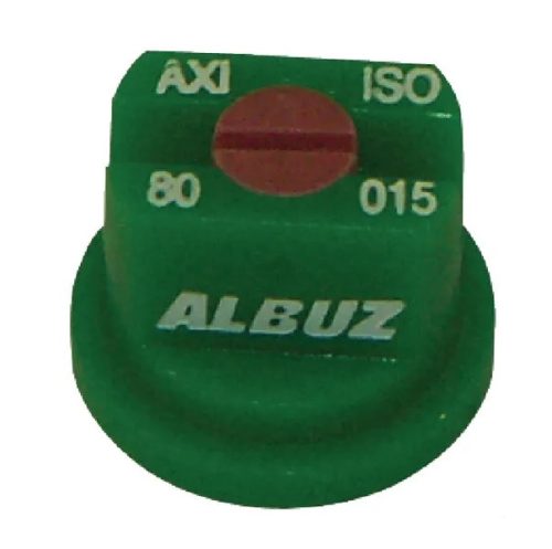 AXI80015 Lapossugarú fúvóka AXI 80° zöld kerámia