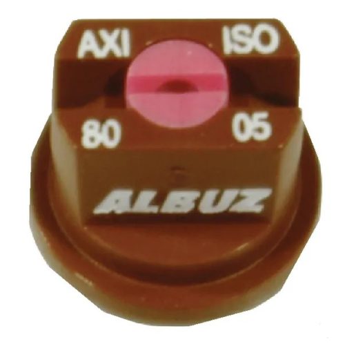 AXI8005 Lapossugarú fúvóka AXI 80° barna kerámia, Albuz