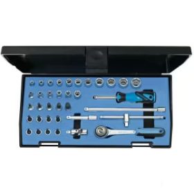 Dugókulcs bet.készlet 6 lapú 36 részes 1/4