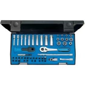 Dugókulcskészlet 1/4" 49 részes