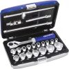 Dugókulcskészlet 1/2" 22 részes