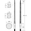 Bálatüske L-810, Ø 36, M22 x 1,5