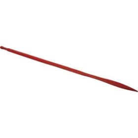   Bálatüske, egyenes, négylapú, 36x1400 mm, lapos végű, M22x1,5 mm-es anyával, piros