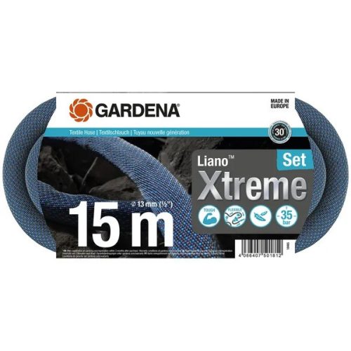Gardena Liano 15m-es textiltömlő permetezőfúvókával