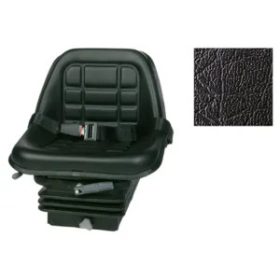   PVC seat, black, mechanically sprung, with belt, GT50 M20 Cobo