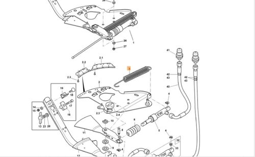 Amazone Húzórugó 7, 0 X 29, 8 X 266mm