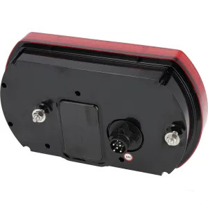 Multifunkciós bal hátsó LED-es lámpa, SMART, 12 V, 236x140x24, 3 mm, 5-tűs bajonett