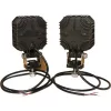 LED-es munkalámpa szett, 2 darabos, 9 W, 1000 lm, négyzet, 10/30 V, kék, 4 LED-es