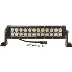   LED-es munka-fényhíd, 72 W, 6120 lm, téglalap, 12/24 V, fehér, 351, 6x79, 5 mm, Deutsch csatlakozós, kombinált, íves, 24 LED-es