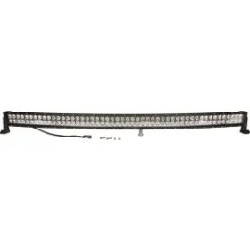   LED-es munka-fényhíd, 300 W, 25500 lm, téglalap, 12/24 V, fehér, 1371, 6x79, 5 mm, Deutsch csatlakozós, kombinált, íves, 100 LED-es