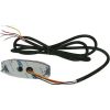 Villogó figyelmeztető LED lámpa, négyszögletes, 10/30 V, zöld, 82x30x9 mm, 3 LED