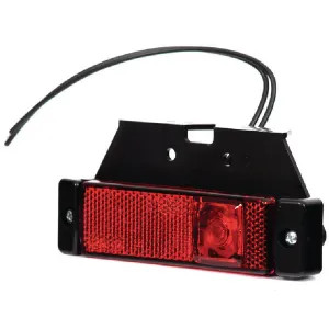 Szélességjelző LED lámpa, téglalap, 12-24 V, 130x57x43 mm