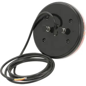 Multifunkciós LED hátsó lámpa, kerek, 12 V, Ø 142 mm