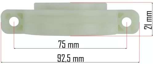 Hengertartó elektromos gyepszellőztetőhöz, 60 mm furattáv, PM-AEW-2600T – Powermat (PM-AEW-2600T-OW)