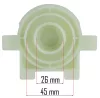 Hengertartó elektromos gyepszellőztetőhöz, 60 mm furattáv, PM-AEW-2600T – Powermat (PM-AEW-2600T-OW)