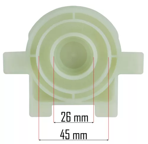 Hengertartó elektromos gyepszellőztetőhöz, 60 mm furattáv, PM-AEW-2600T – Powermat (PM-AEW-2600T-OW)