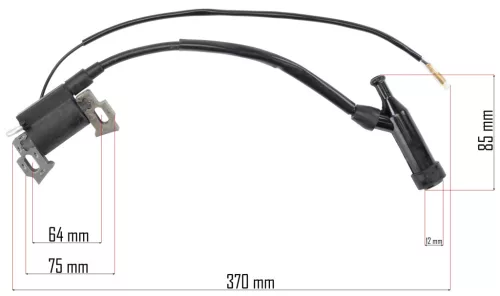 Gyújtótekercs négyütemű OHV motoros áramfejlesztőhöz, 64 mm csavartáv, PM-AGR-3000 – Powermat (PM-AGR-3000-CE)