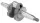 Főtengely (forgattyús tengely) áramfejlesztőhöz, 230 mm, PM-AGR-3000 – Powermat (PM-AGR-3000-WK)
