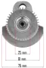 Főtengely (forgattyús tengely) áramfejlesztőhöz, 230 mm, PM-AGR-3000 – Powermat (PM-AGR-3000-WK)