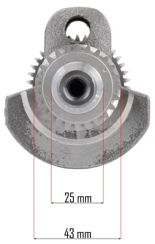 Főtengely (forgattyús tengely) áramfejlesztőhöz, 230 mm, PM-AGR-3000 – Powermat (PM-AGR-3000-WK)