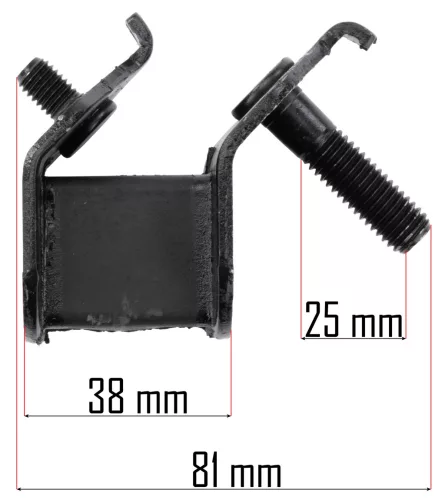 Rezgéscsillapító PM-AGR-6500 és PM-AGR-7500 áramfejlesztőhöz, 81 × 54 mm – Powermat (PM-AGR-6500/7500-AMR)