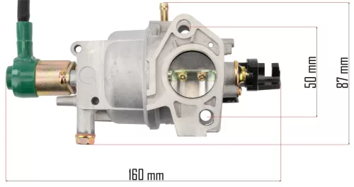 Karburátor GX390 motoros PM-AGR-6500 és PM-AGR-7500 áramfejlesztőhöz, 50 mm – Powermat (PM-AGR-6500/7500-GA)