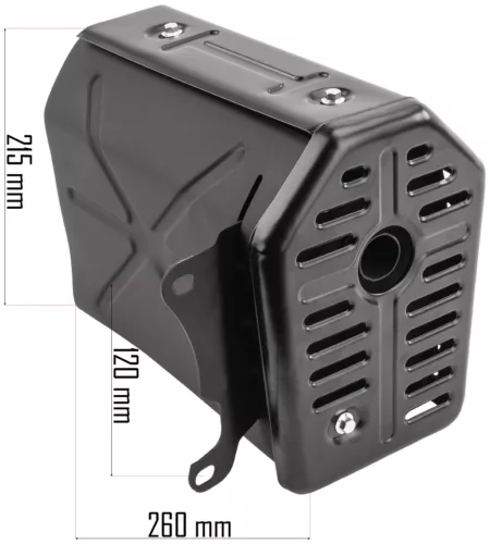 Kipufogódob GX390 motoros PM-AGR-6500 és PM-AGR-7500 áramfejlesztőhöz – Powermat (PM-AGR-6500/7500-TL)
