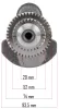 Főtengely GX390 motoros PM-AGR-6500 és PM-AGR-7500 áramfejlesztőhöz, 290 mm – Powermat (PM-AGR-6500/7500-WK)