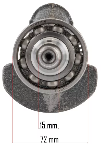 Főtengely GX390 motoros PM-AGR-6500 és PM-AGR-7500 áramfejlesztőhöz, 290 mm – Powermat (PM-AGR-6500/7500-WK)