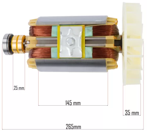 Forgórész (rotor) PM-AGR-6500 áramfejlesztőhöz, 230 V – Powermat (PM-AGR-6500-WI)
