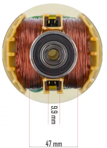 Forgórész (rotor) PM-AGR-6500 áramfejlesztőhöz, 230 V – Powermat (PM-AGR-6500-WI)