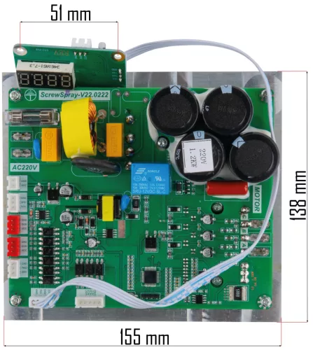 Vezérlőpanel (elektronika) PM-AGT-1500M vakológéphez – Powermat (PM-AGT-1500M-PCB)