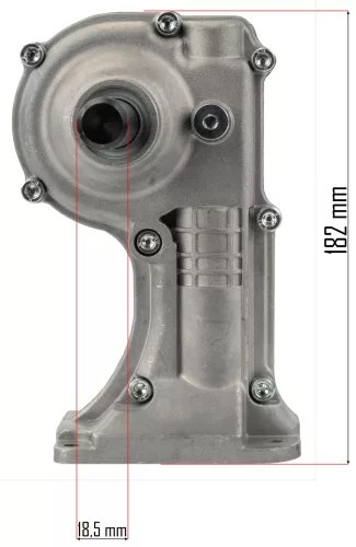 Hajtómű PM-GGE-1700M elektromos kapálógéphez, 28 mm-es tengelyfurat – Powermat (PM-GGE-1700M-PR)