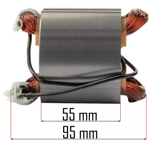 Állórész (sztátor) PM-GGE-2000M elektromos kapálógéphez, 95 × 72 mm – Powermat (PM-GGE-2000M-SN)