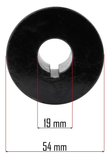 Ékszíjtárcsa GX160 típusú benzinmotorhoz, 19 mm-es tengely – Powermat (PM-GX160-KP19)