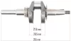 Főtengely GX160 benzinmotorhoz, 19 mm-es kúpos tengelyvég – Powermat (PM-GX160-WK19)