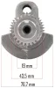 Főtengely GX160 benzinmotorhoz, 19 mm-es kúpos tengelyvég – Powermat (PM-GX160-WK19)